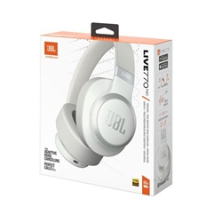 JBL LIVE 770NC Bluetooth vezeték nélküli fülhallgató, fehér, EU