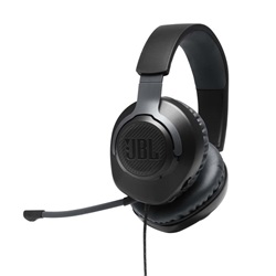 JBL Quantum 100 fejhallgató, vezetékes gamer fejhallgató mikrofonnal, fekete, EU