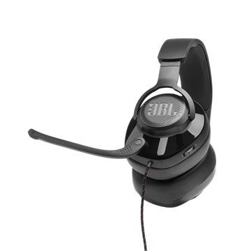 JBL Quantum 200 fejhallgató, vezetékes gamer headset mikrofonnal, fekete, EU