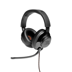 JBL Quantum 200 fejhallgató, vezetékes gamer headset mikrofonnal, fekete, EU