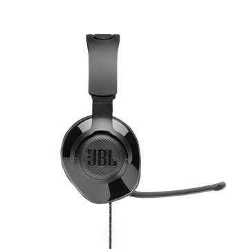 JBL Quantum 200 fejhallgató, vezetékes gamer headset mikrofonnal, fekete, EU