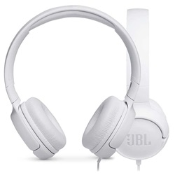 JBL Tune 500 fülre helyezhető fejhallgató, fehér, EU