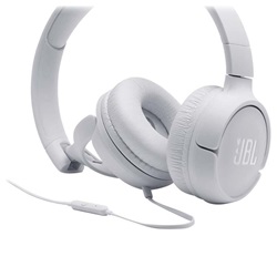 JBL Tune 500 fülre helyezhető fejhallgató, fehér, EU