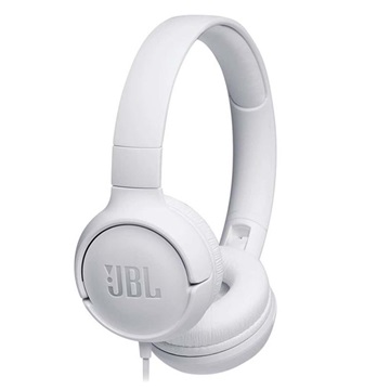 JBL Tune 500 fülre helyezhető fejhallgató, fehér, EU