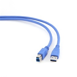 Kábel Usb 3.0 adatkábel 1.8M Gembird (CCP-USB3-AMBM-6) kék, prémium