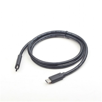 Kábel USB 3.1 TYPE-C Adatkábel 1M Gembird, fekete (CCP-USB3.1-CMCM-1M)