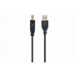Kábel Usb 2.0 printerkábel 3 M Gembird (CCP-USB2-AMBM-10) fekete,prémium