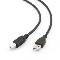 Kábel Usb 2.0 printerkábel 3 M Gembird (CCP-USB2-AMBM-10) fekete,prémium
