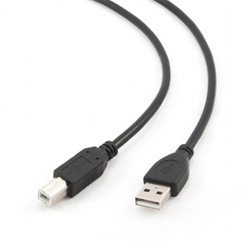 Kábel Usb 2.0 printerkábel 3 M Gembird (CCP-USB2-AMBM-10) fekete,prémium