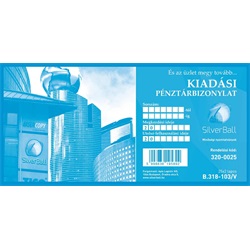 Kiadási pénztárbizonylat 25x2 -B.318-103/V (VL)