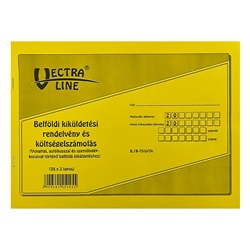 Kiküldetési rendelvény VECTRA-LINE álló 25x2