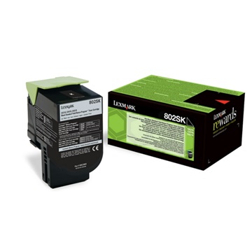 Lexmark toner 80C2SKE black 2,5K
