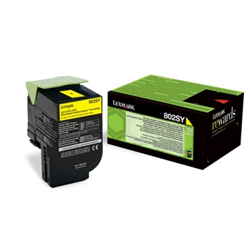 Lexmark toner 80C2SYE yellow 2K