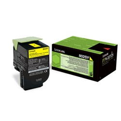Lexmark toner 80C2SYE yellow 2K