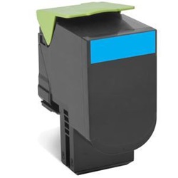 Lexmark toner CX310 CX410 cyan 80C2HCE 3k