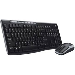 Logitech MK270 billentyűzet+egér wireless fekete