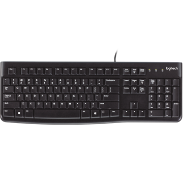 Logitech K120 billentyűzet USB fekete oem HUN