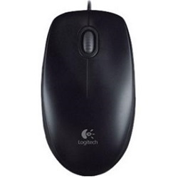 Logitech egér B100 USB fekete oem