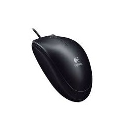 Logitech egér B100 USB fekete oem