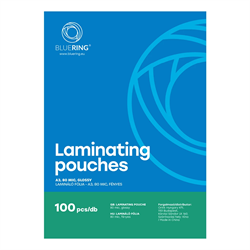 Lamináló fólia  A/3 ,80mic (100/cs) Bluering