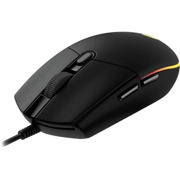 Logitech G203 Lightsync gamer egér USB fekete, Schwarz (910-005796)