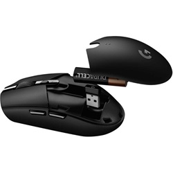 Logitech G305 vezeték nélküli gamer egér, fekete, szürke (910-005282)