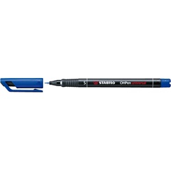 Marker alkoholos, 0,4 mm, Stabilo "OHPen S",kék