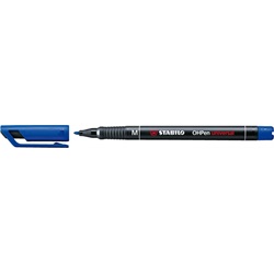Marker alkoholos, 1 mm, Stabilo "OHPen M", kék