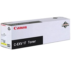 Másológép toner eredeti Canon C-EXV17 yellow 30k