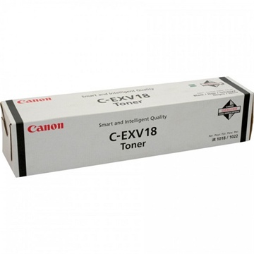 Másológép toner eredeti Canon C-EXV18Bk black 8,4k
