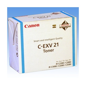 Másológép toner eredeti Canon C-EXV21C cyan 14k