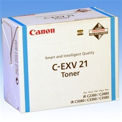 Másológép toner eredeti Canon C-EXV21C cyan 14k