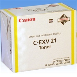 Másológép toner eredeti Canon C-EXV21Y yellow 14k