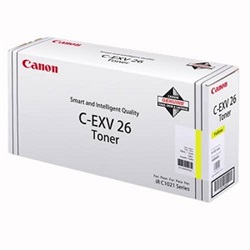 Másológép toner eredeti Canon C-EXV26 yellow 6k