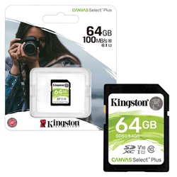 Memóriakártya SDXC 64GB Kingston (UHS-1) (H) Canvas Select Plus