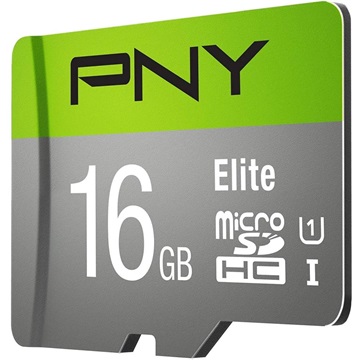 Memóriakártya Micro SDHC 16GB PNY Elite Class 10