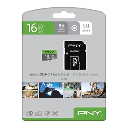 Memóriakártya Micro SDHC 16GB PNY Elite Class 10