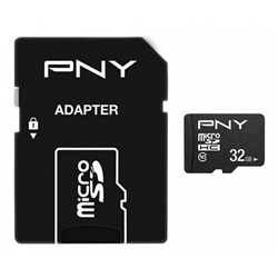 Memóriakártya Micro SDHC 32GB PNY Performance Plus Class 10
