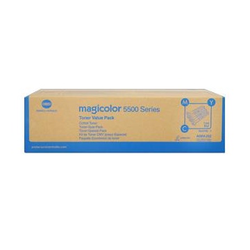 Minolta toner MC5550 cyan/magenta/yellow 6k