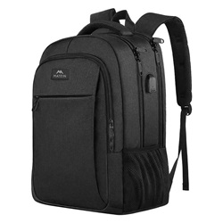 Matein 1007 fekete USB 15.6" laptop utazási hátizsák