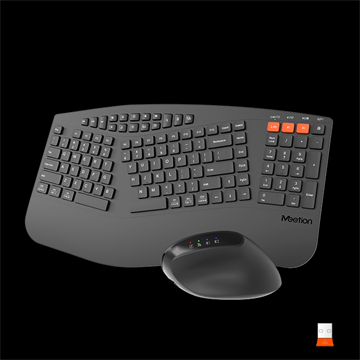 Meetion  2.4G&Bluetooth Dual Combo billentyűzet +egér Director B black (Angol)
