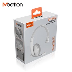 Meetion BTH002 Bluetoot Call Center fejhallgató fehér