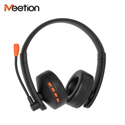 Meetion BTH003 Bluetoot Call Center fejhallgató fekete
