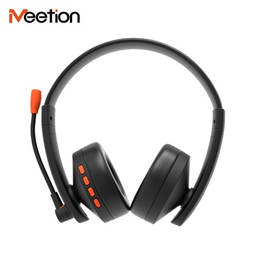 Meetion BTH003 Bluetoot Call Center fejhallgató fekete