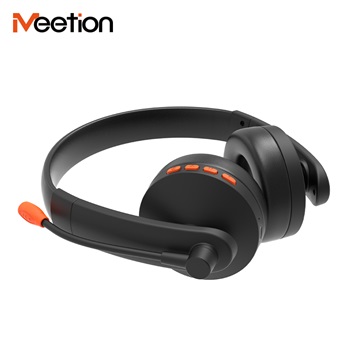 Meetion BTH003 Bluetoot Call Center fejhallgató fekete
