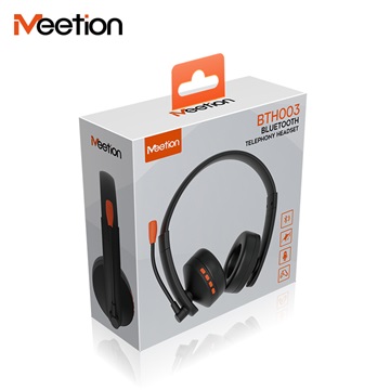 Meetion BTH003 Bluetoot Call Center fejhallgató fekete