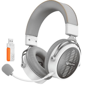 Meetion BTH013 Vezetékes+2,4G+Bluetooth gamer fejhallgató (fehér)