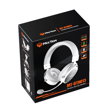 Meetion BTH013 Vezetékes+2,4G+Bluetooth gamer fejhallgató (fehér)