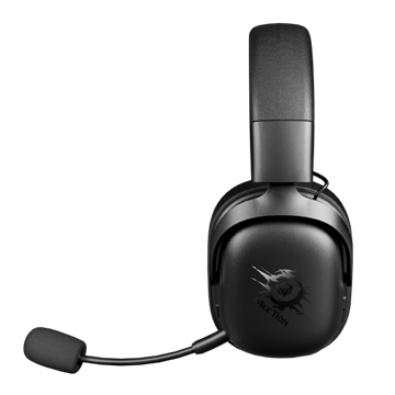 Meetion FORK PRO Vezetékes+2,4G+Bluetooth gamer fejhallgató (Black+Gray)