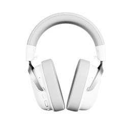 Meetion FORK PRO Vezetékes+2,4G+Bluetooth gamer fejhallgató (White+Gray)